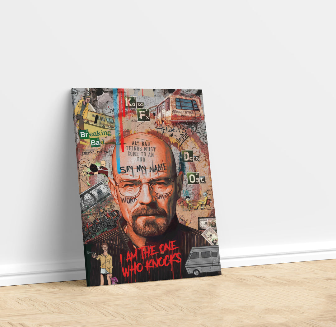 Breaking Bad Movie Canvas Print I Am the One Who Knocks