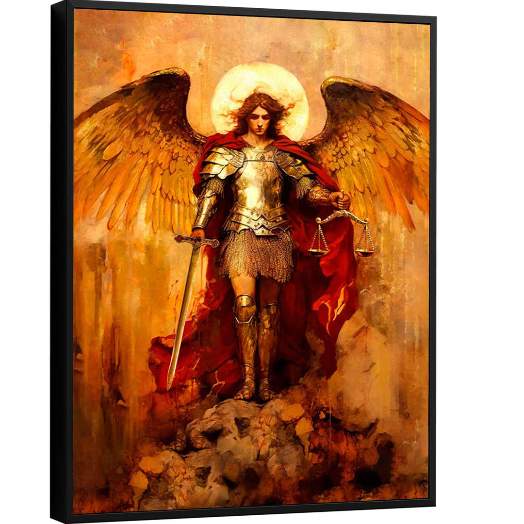 Saint Michael the Archangel Strati D'Arte Painting - Altar Version
