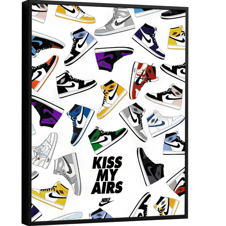 Kiss My Airs Sneaker Hypebeast Art