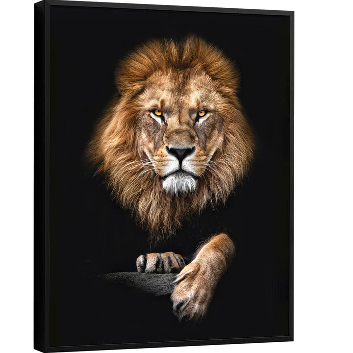 Focused Lion Wall Art