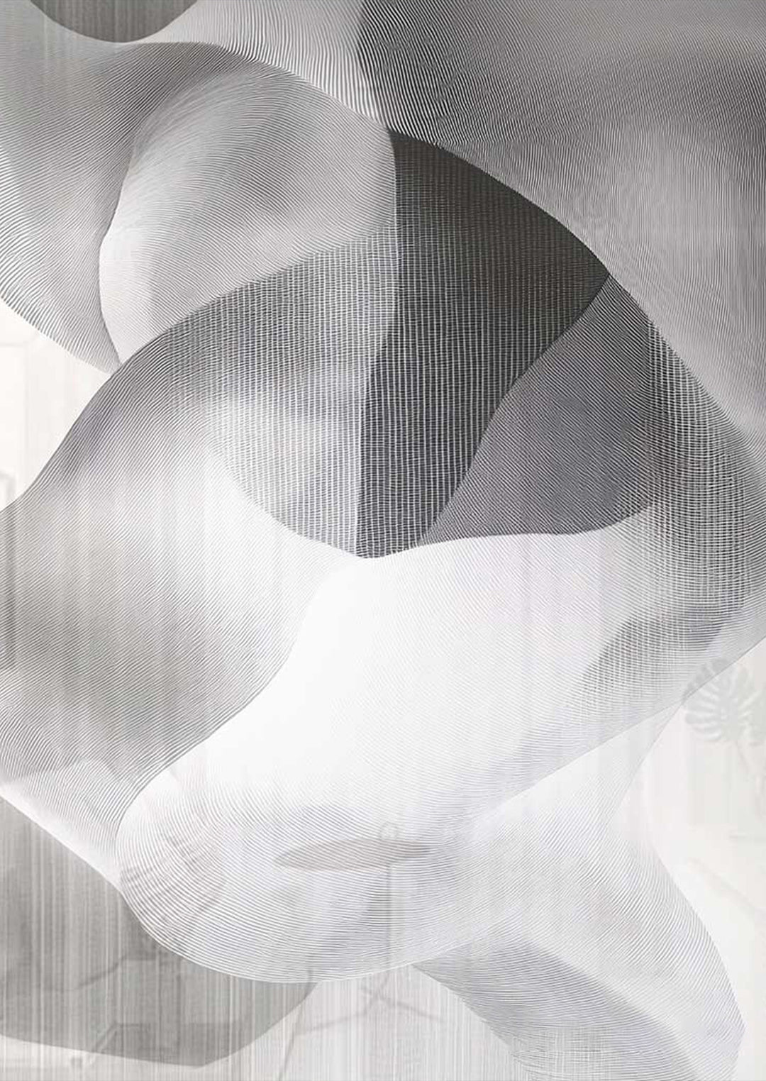 Abstract Painting Lines In Motion