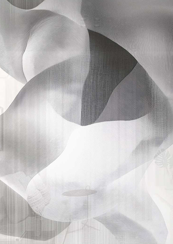 Abstract Painting Lines In Motion