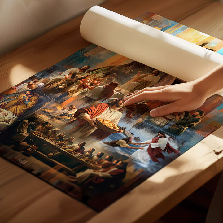 The Legacy of Christ Painting  Modern Christian Wall Art