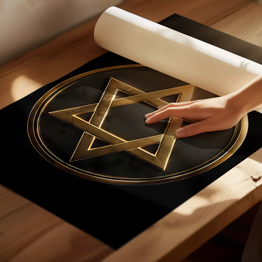 Star of David Canvas Print