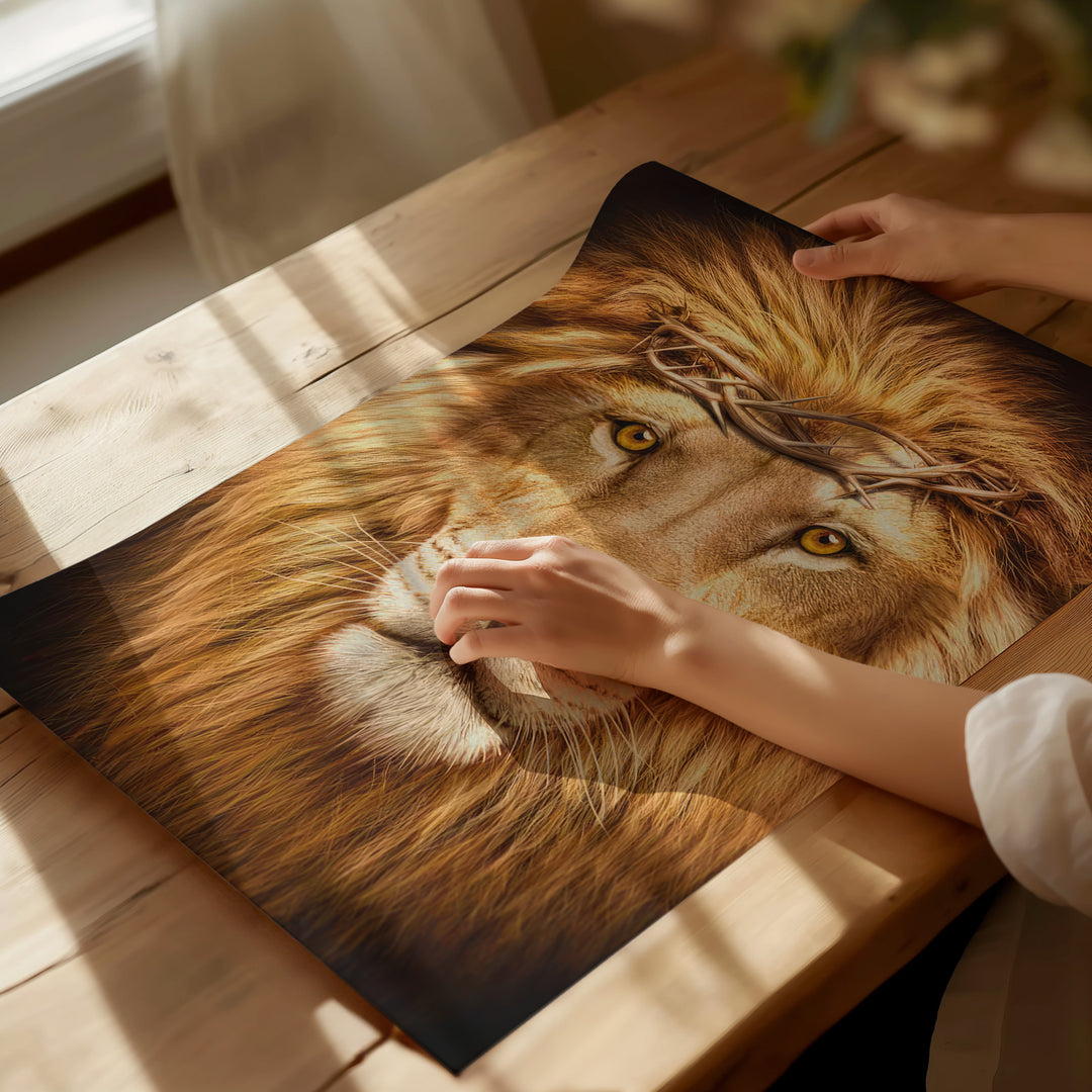 Lion of Judah Spiritual Catholic Canvas Print