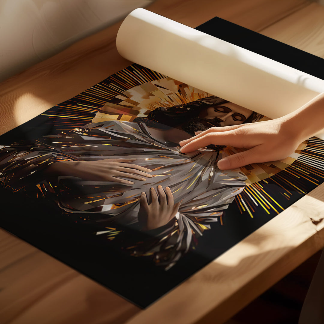Jesus Praying Wall Art