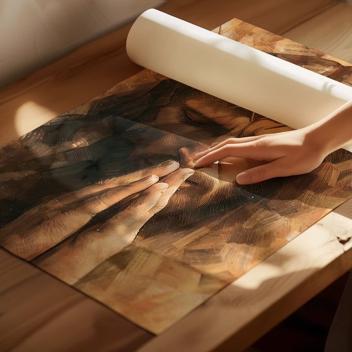 Jesus Canvas Print Modern Religious Wall Art