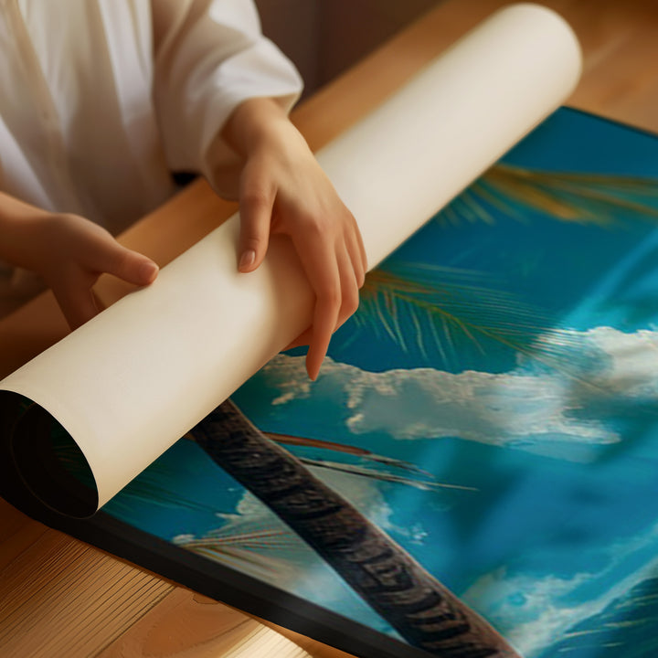 Paradise Beach 3 Piece Canvas Set – Tropical Ocean Wall Art