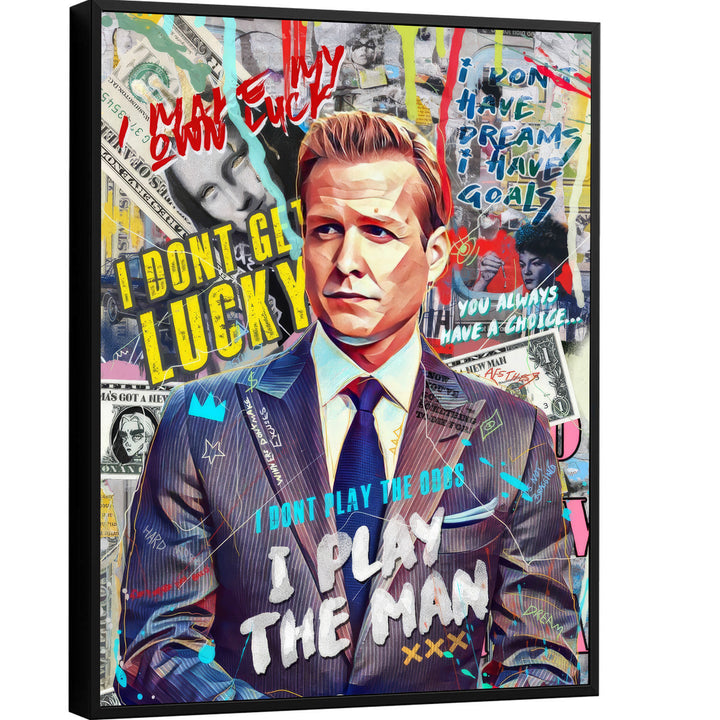 NYC Lawyer Pop Art Play the Man Quote (Suits Inspired)