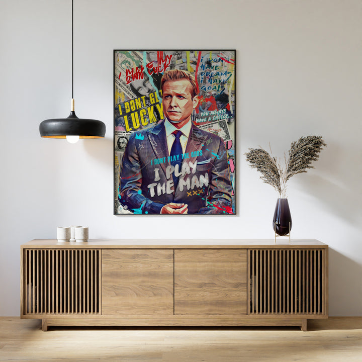 NYC Lawyer Pop Art Play the Man Quote (Suits Inspired)