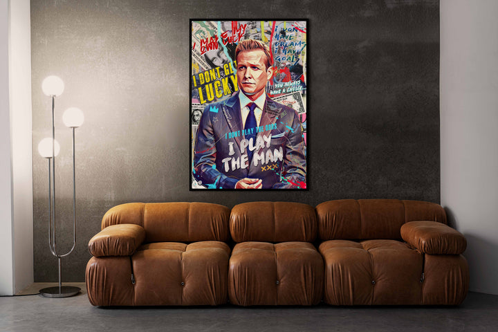 NYC Lawyer Pop Art Play the Man Quote (Suits Inspired)
