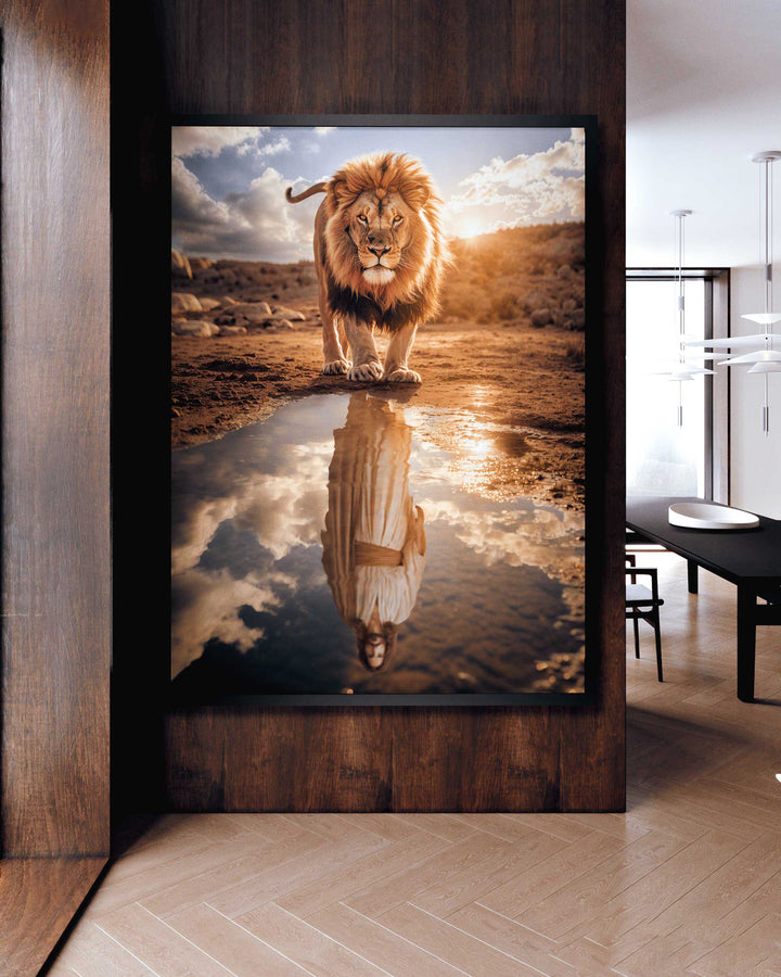 Lion of Judah Modern Religious Sacred Canvas Print