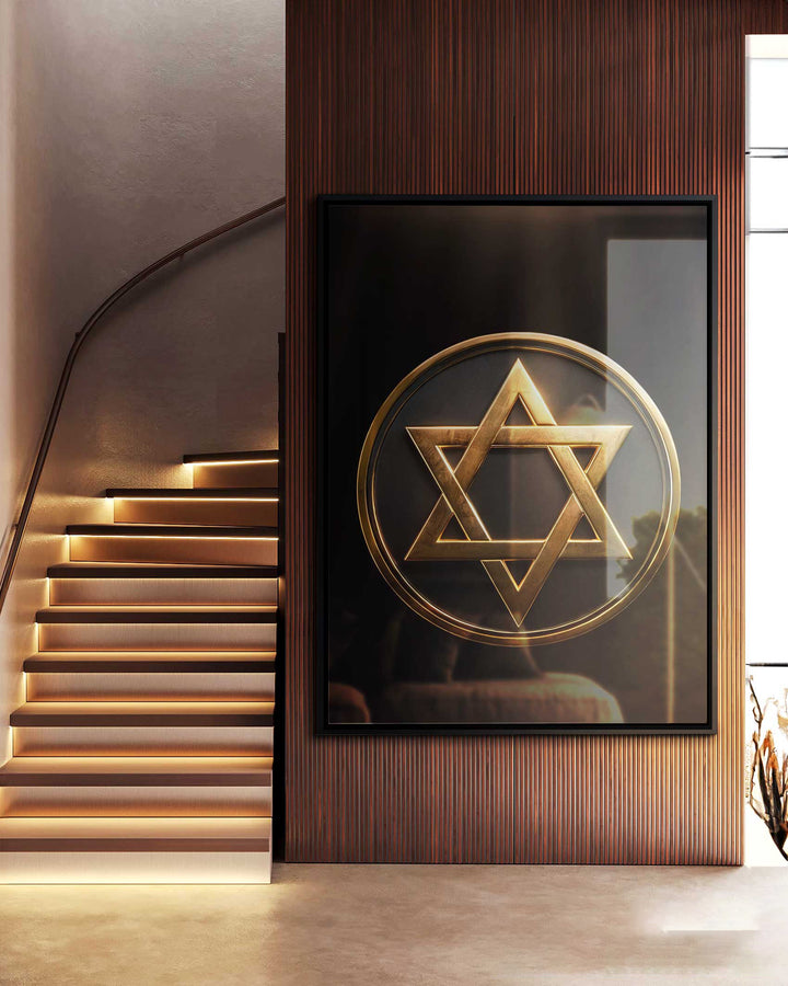 Star of David Canvas Print