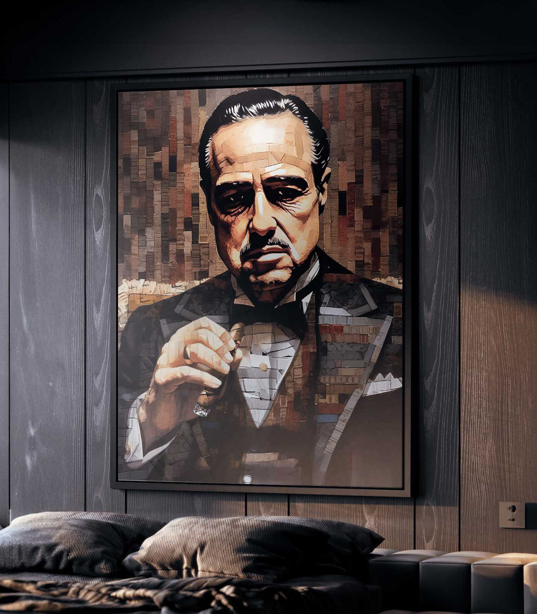 God Father Movie Mafia Wall Art Canvas Print