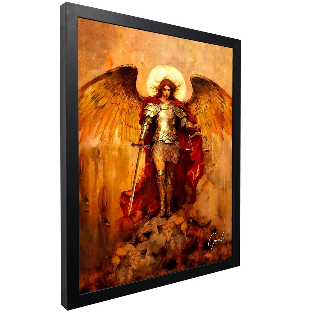 Saint Michael the Archangel Strati D'Arte Painting - Altar Version