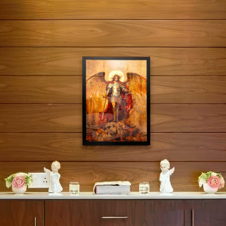 Saint Michael the Archangel Strati D'Arte Painting - Altar Version