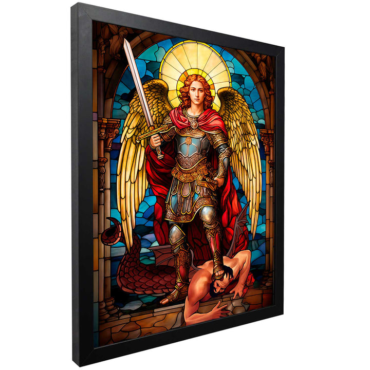 Saint Michael the Archangel Painting - Altar Version