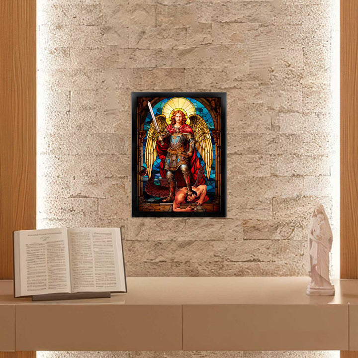 Saint Michael the Archangel Painting - Altar Version