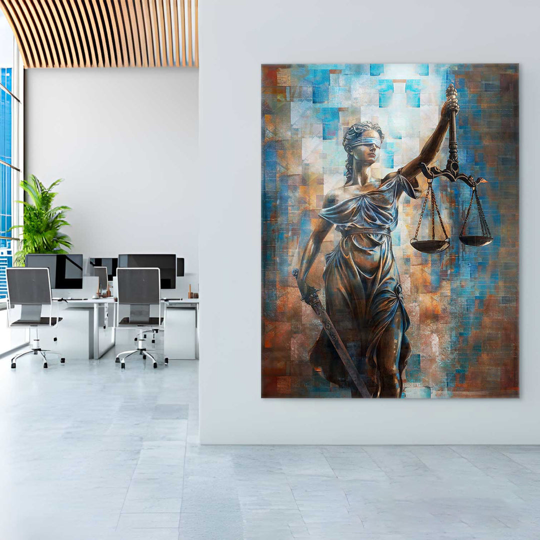 Themis Goddes of Justice Law Office Canvas Print