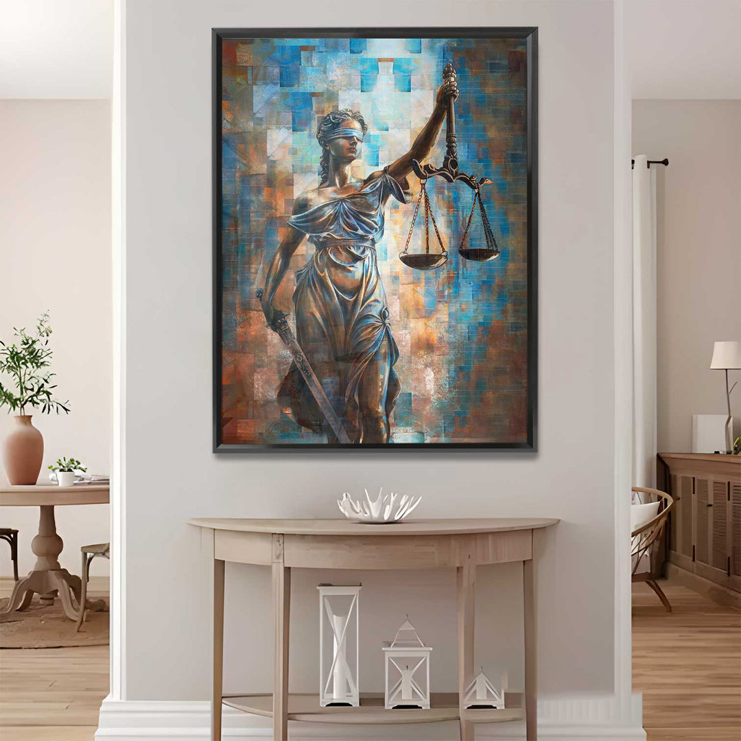 Themis Goddes of Justice Law Office Canvas Print