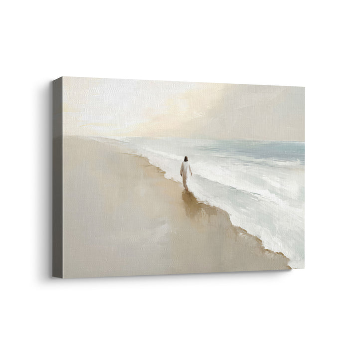 Jesus on the Water Minimal Wall Art