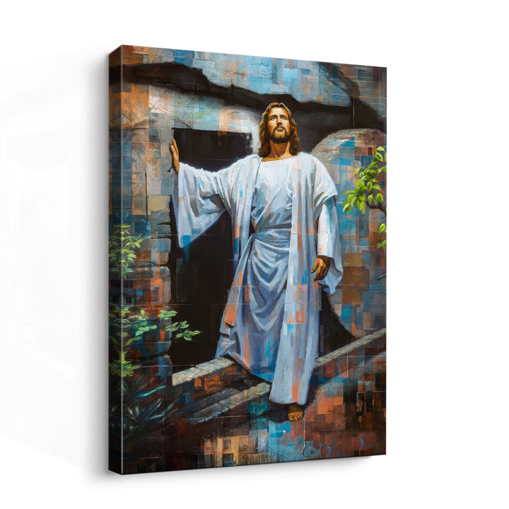Jesus Resurrection – Glorious Grid Art Canvas