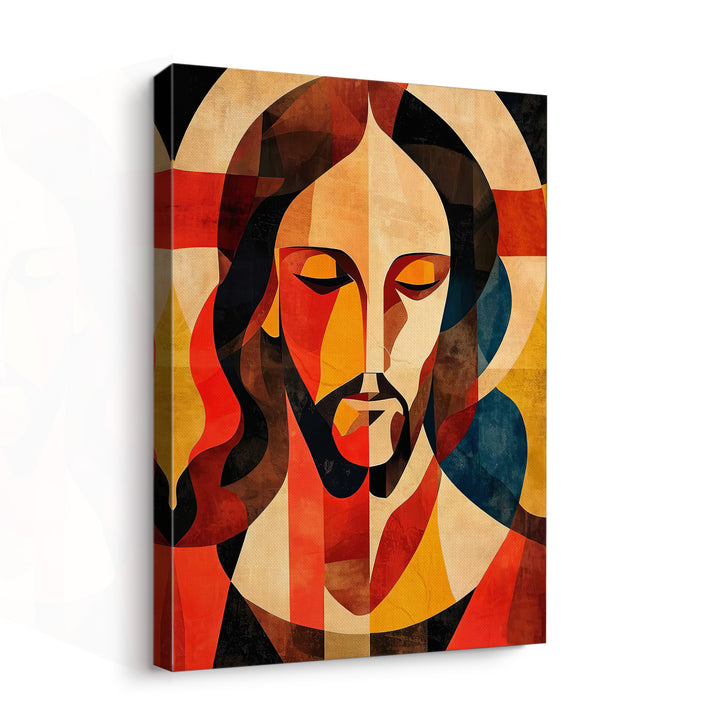 Abstract Jesus Painting