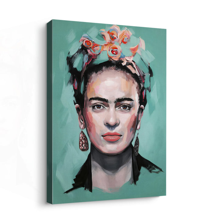 Frida Kahlo Portrait Canvas – Modern Feminine Art