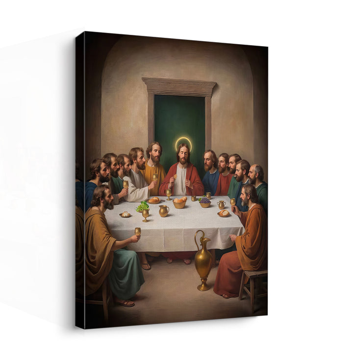 Holy Supper Jesus Canvas Print