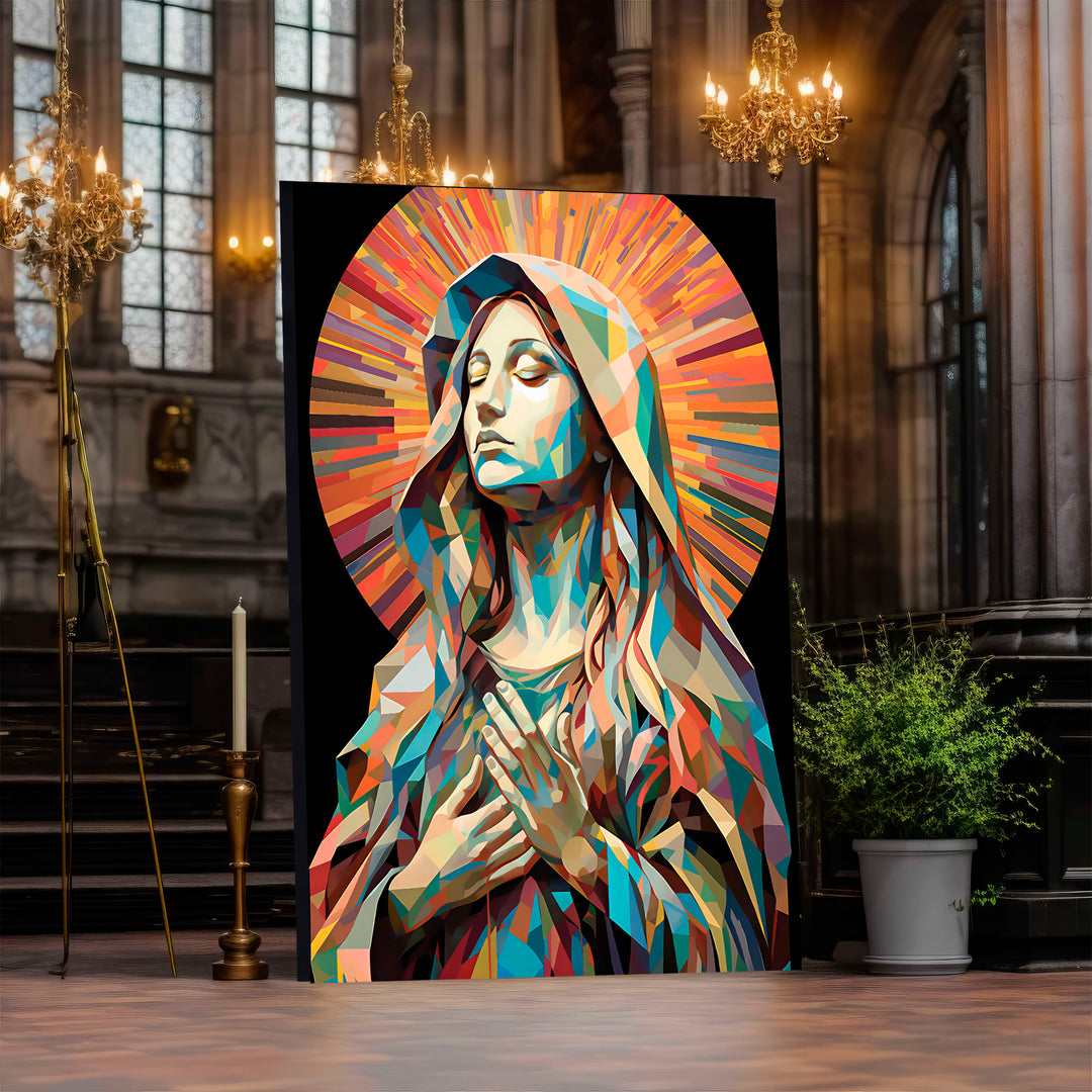 Mother Mary Sacred Painting