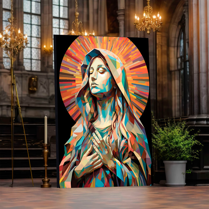 Mother Mary Sacred Painting