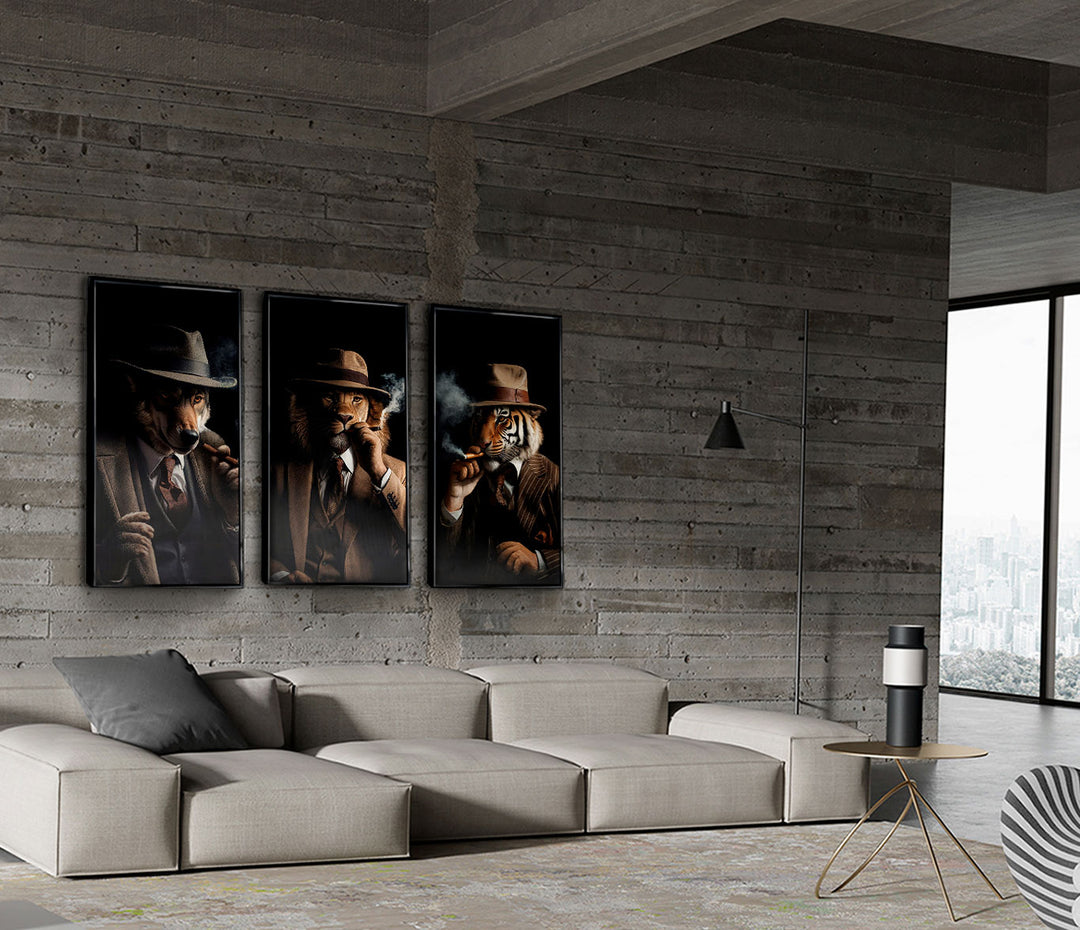 Gangster Animals Wall Art