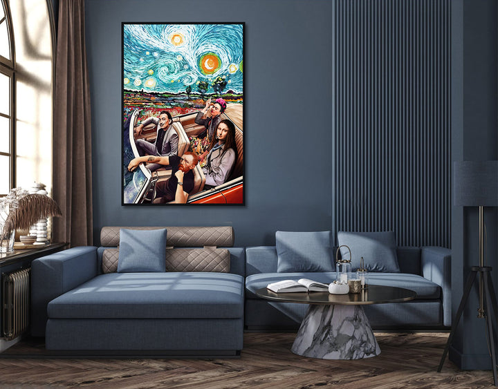 Vincent Van Gogh Roadtrip Graffiti Pop Art