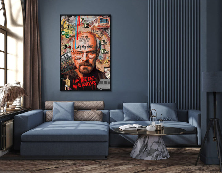 Breaking Bad Movie Canvas Print I Am the One Who Knocks