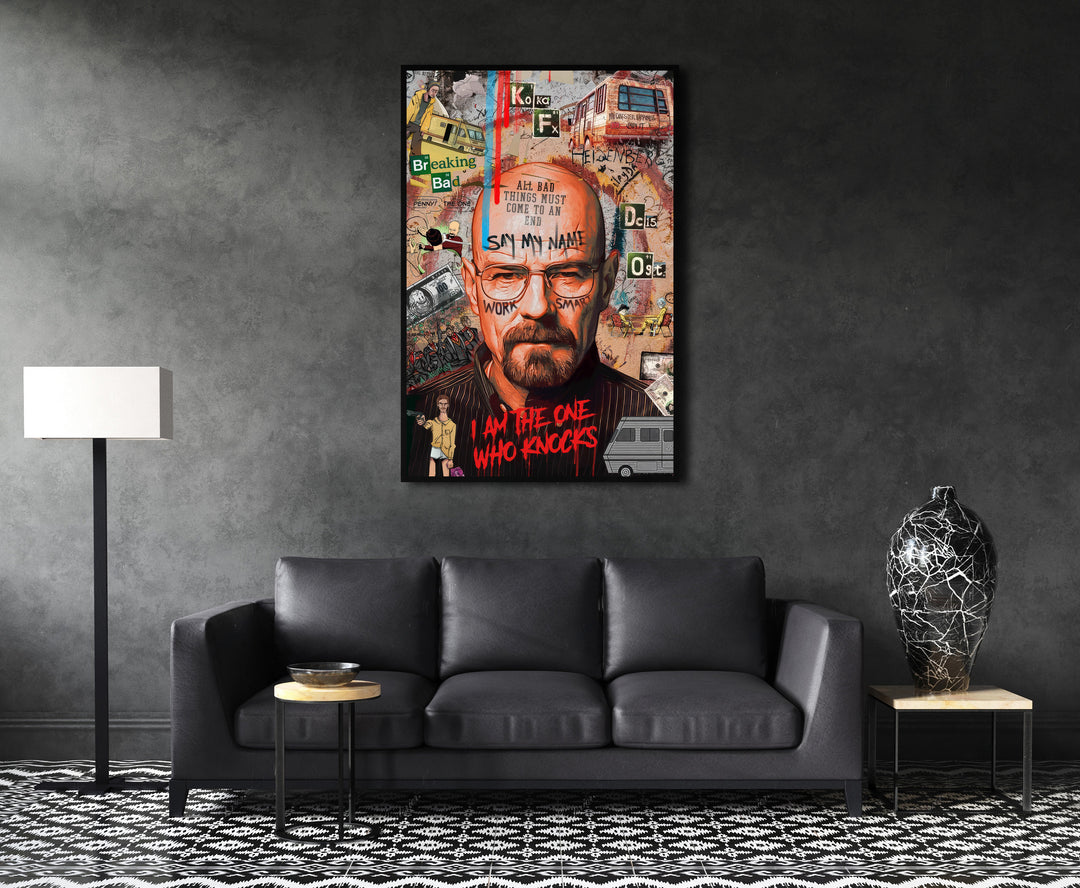 Breaking Bad Movie Canvas Print I Am the One Who Knocks