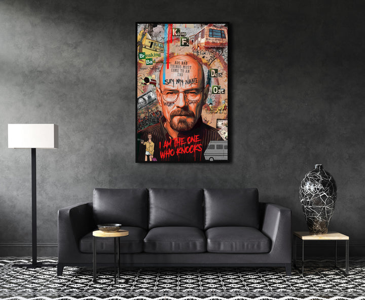 Breaking Bad Movie Canvas Print I Am the One Who Knocks