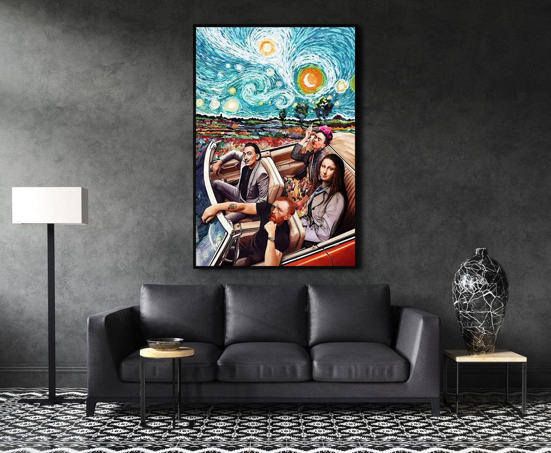 Vincent Van Gogh Roadtrip Graffiti Pop Art