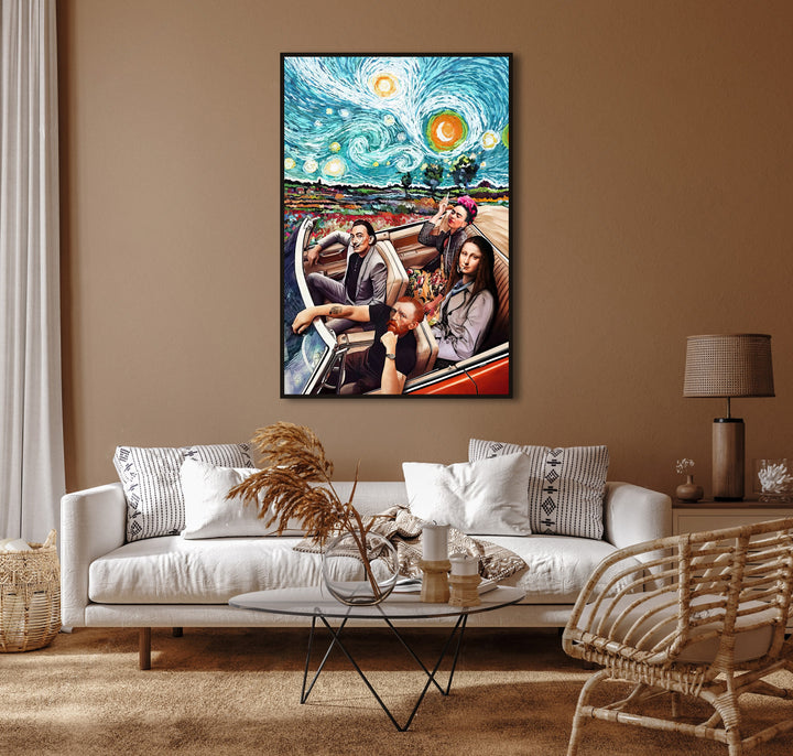Vincent Van Gogh Roadtrip Graffiti Pop Art