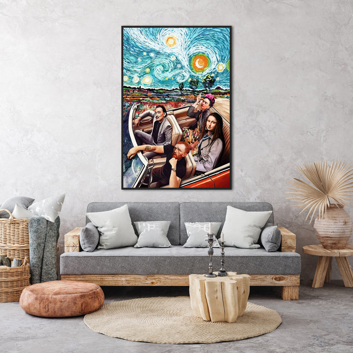 Vincent Van Gogh Roadtrip Graffiti Pop Art