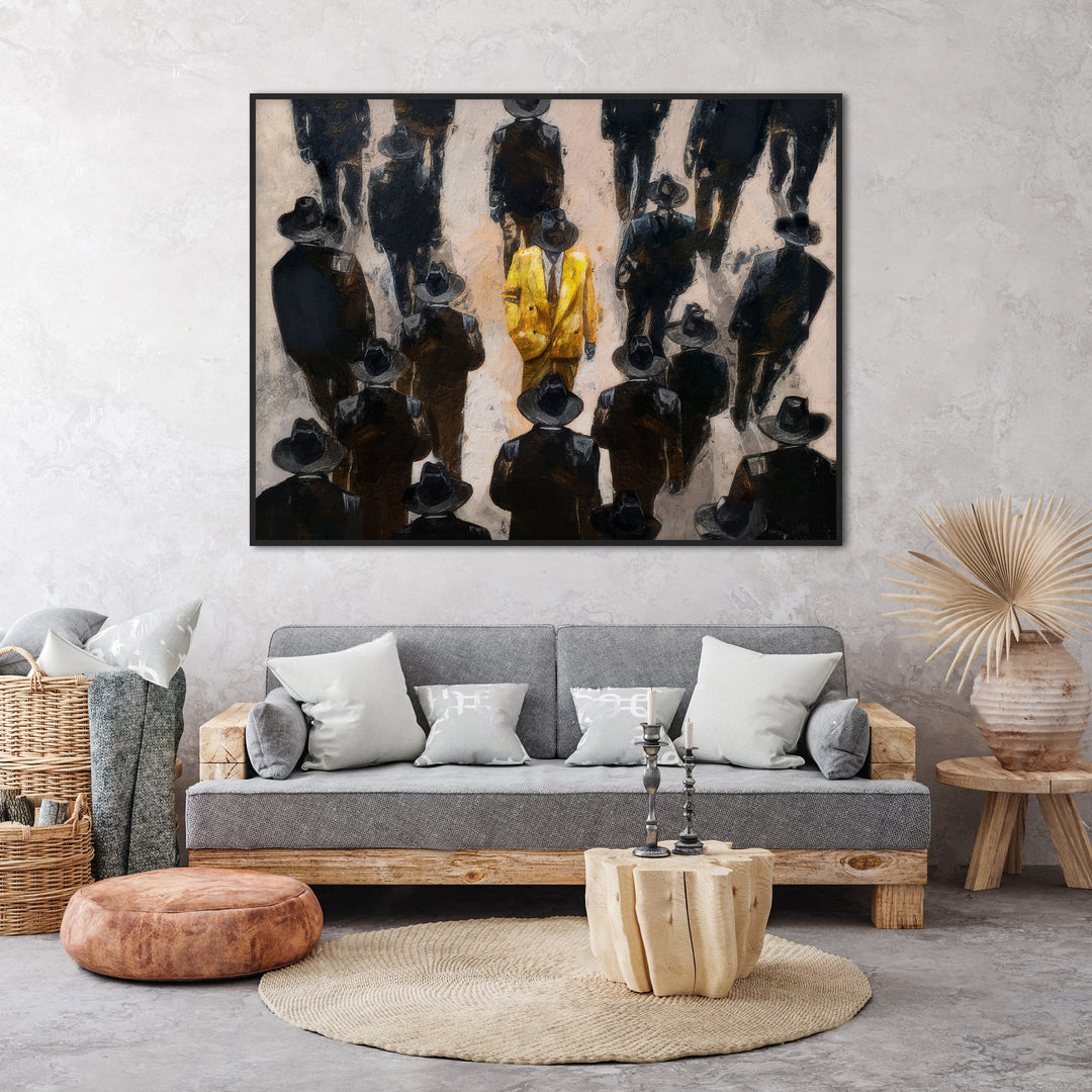 Success Canvas Print Motivational Office Decor