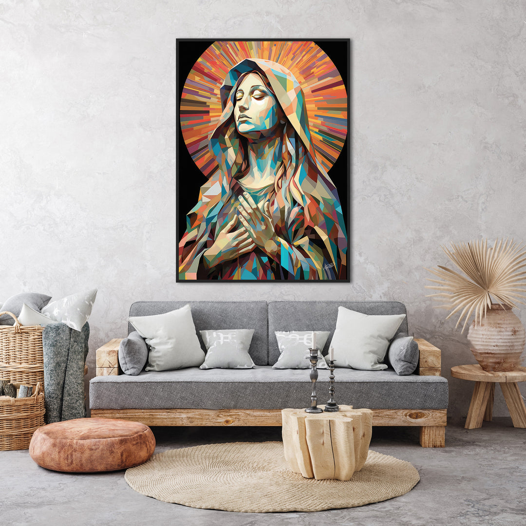 Mother Mary Sacred Painting