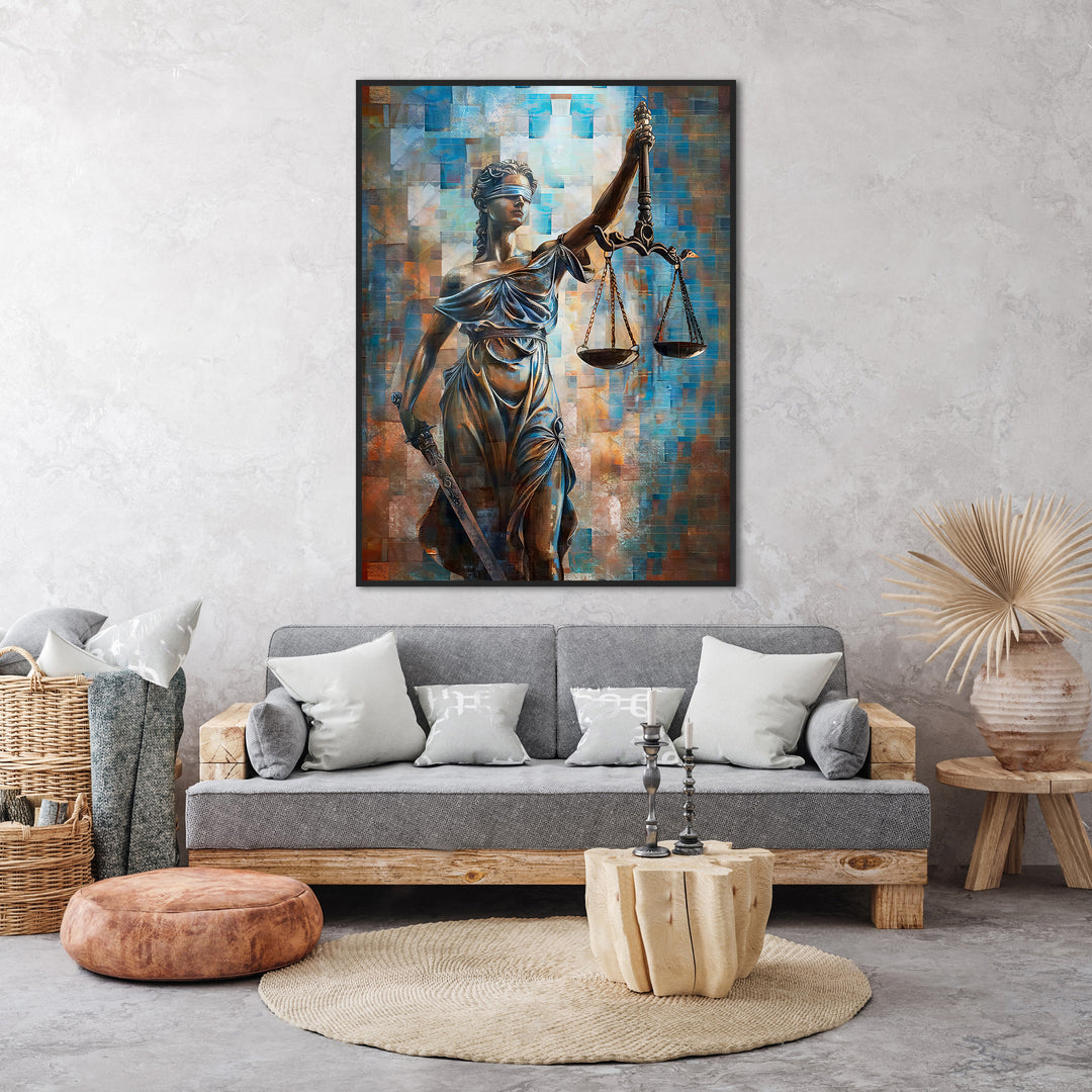 Themis Goddes of Justice Law Office Canvas Print