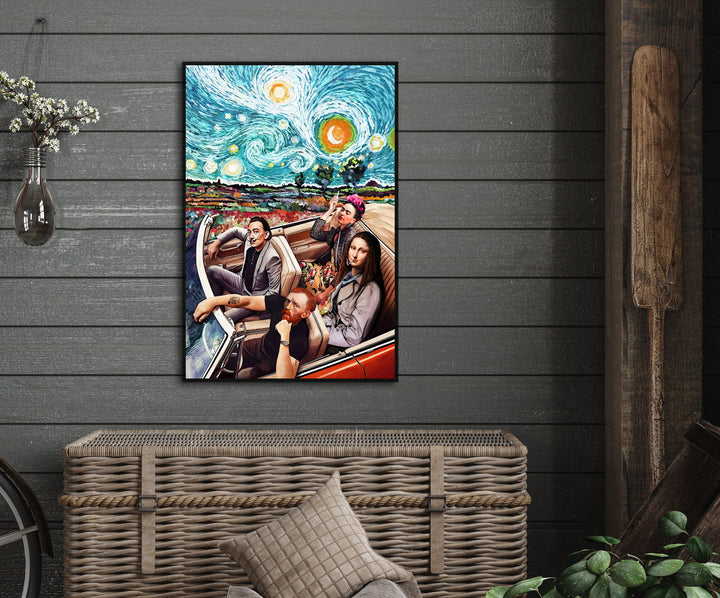Vincent Van Gogh Roadtrip Graffiti Pop Art