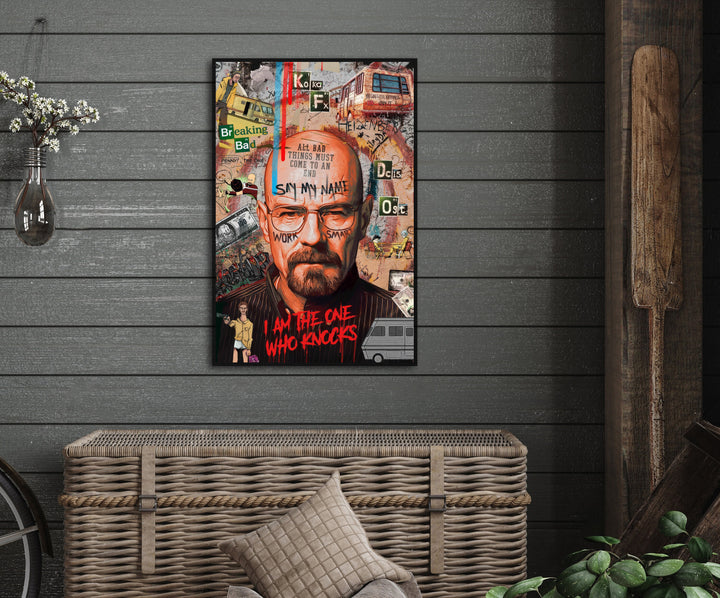 Breaking Bad Movie Canvas Print I Am the One Who Knocks