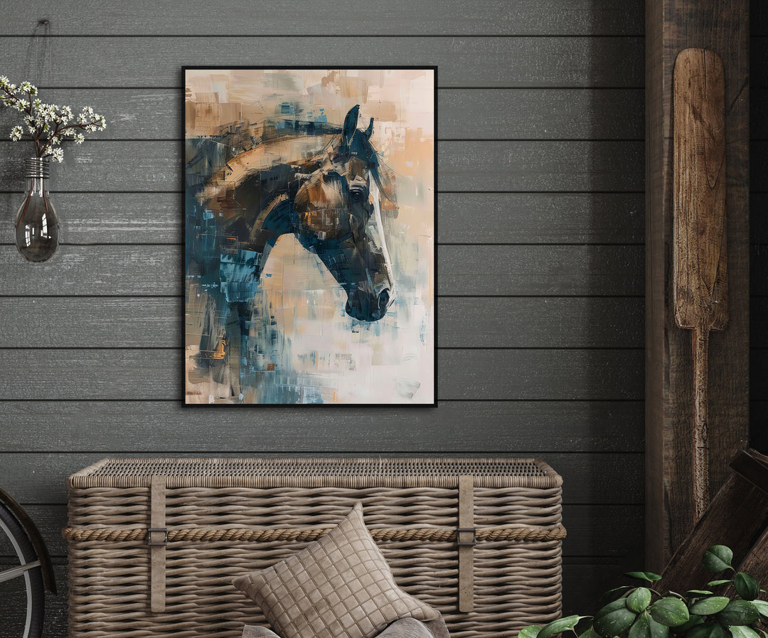 Majestic Horse Abstract Canvas Print