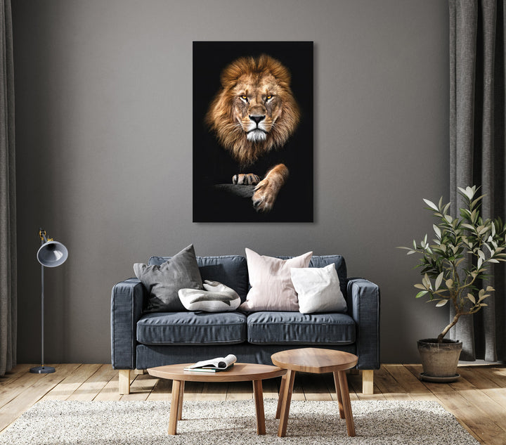 Focused Lion Wall Art