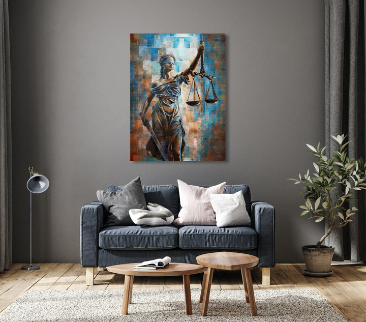 Themis Goddes of Justice Law Office Canvas Print