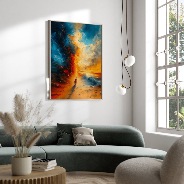 Abstract Painting Division of the Waters