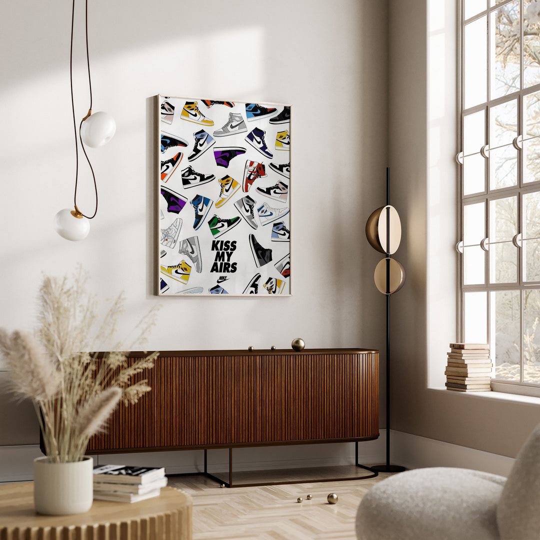 Kiss My Airs Sneaker Hypebeast Art