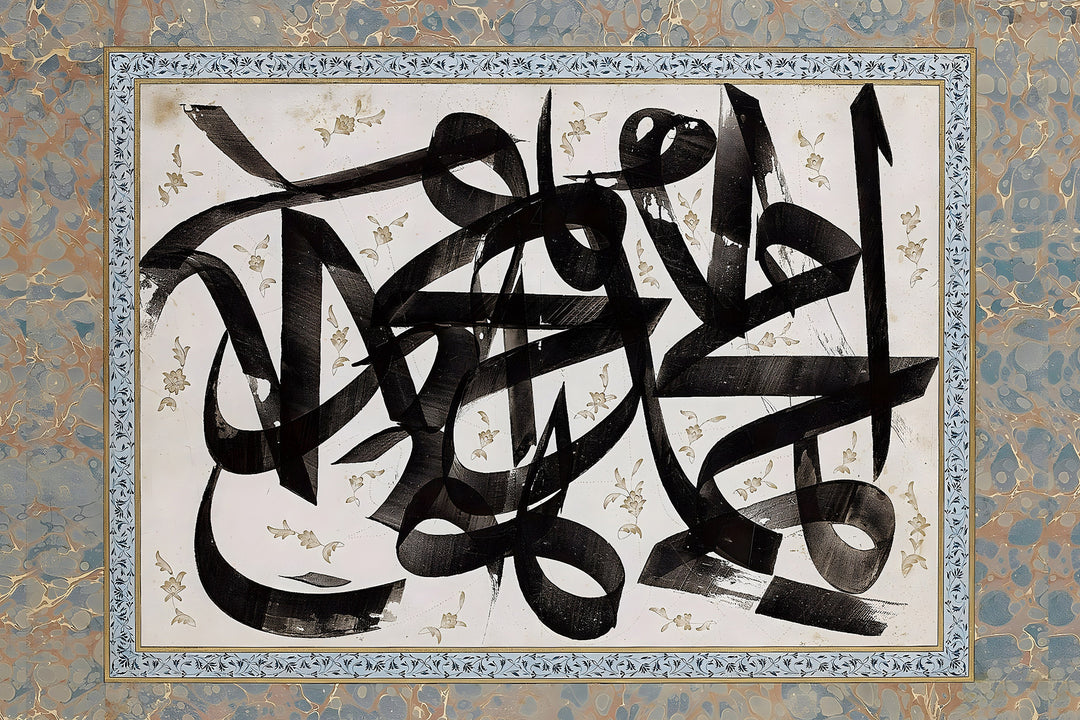 Detailed texture of high-quality wall art print for home display